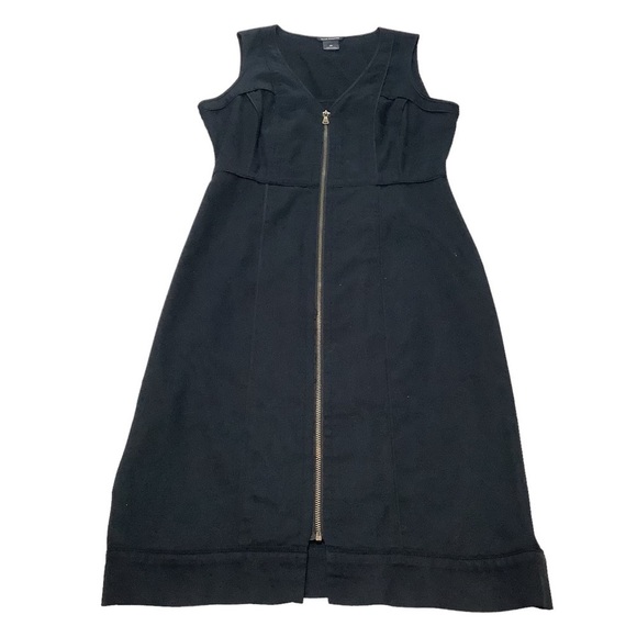 CLUB MONACO Full Front Zip Sheath Dress - Size 00 - Picture 12 of 16